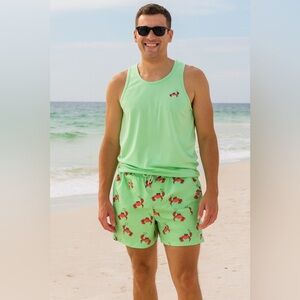 Island Haze Cheers Crab Volley SET - 5” Shorts and Tank | Size M